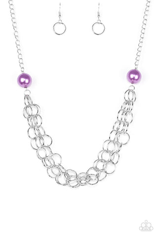 Paparazzi Daring Diva - Purple necklace