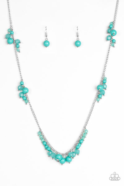 Paparazzi Coral Reefs - Green Necklace